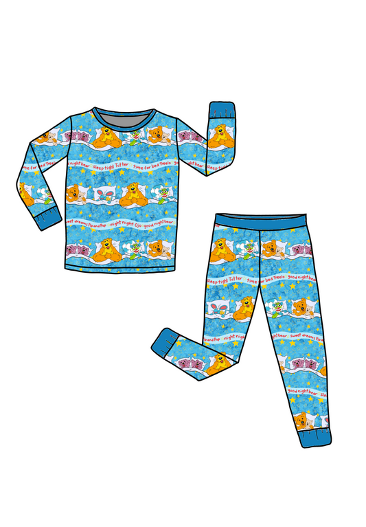 Blue House Bear 2 Piece Set
